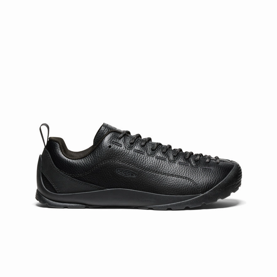 Men's Jasper Sneaker  |  Black Smooth Leather Comfortable Step Winter Wear