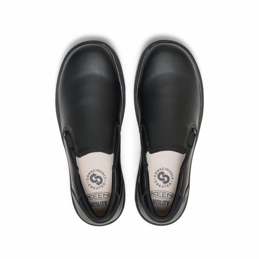 Men's Kenton Shift WTX Work Shoe (Soft Toe)  |  Black/Black Smart Dash