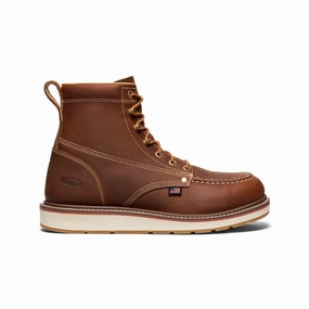 Outdoor Vibe Men's Liberty 6" Boot (Soft Toe)  |  Leather Brown/Birch