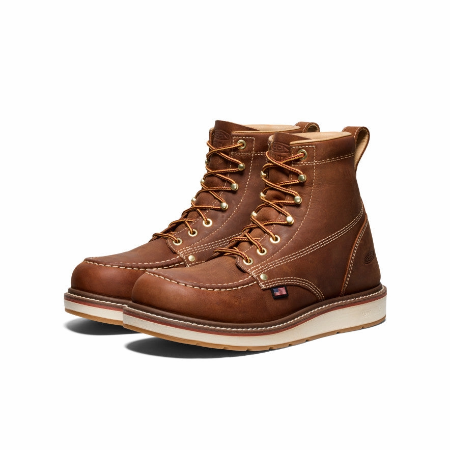 Men's Liberty 6" Boot (Soft Toe)  |  Leather Brown/Birch Bold Move