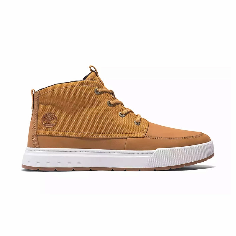 Men's Maple Grove Mid Sneaker Wheat Nubuck Cushioned Insole