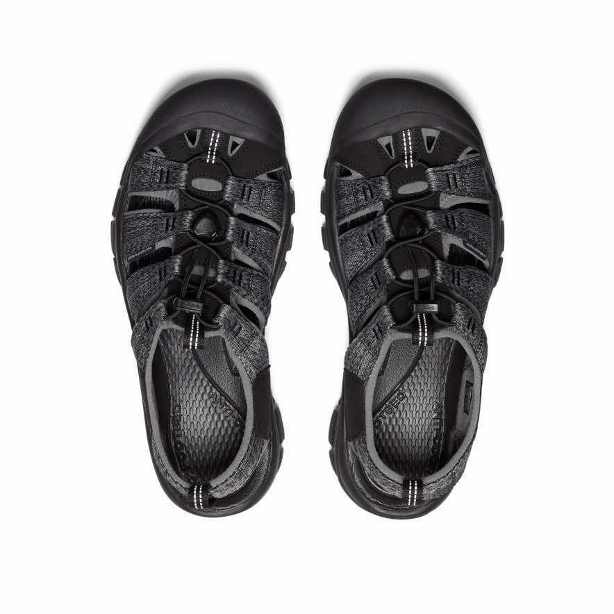 Men's Newport H2 Sandal  |  Black/Steel Grey Non-Slip Design