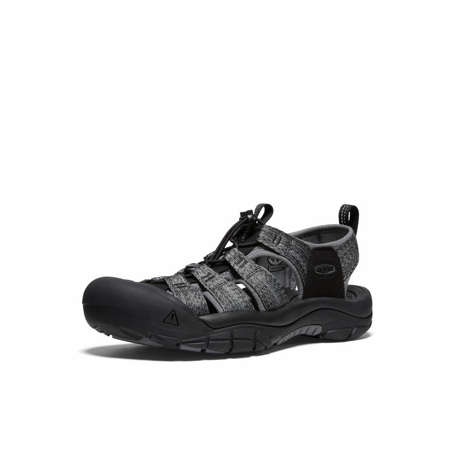 Men's Newport H2 Sandal  |  Black/Steel Grey Non-Slip Design