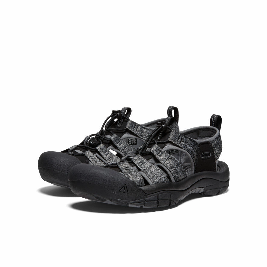 Men's Newport H2 Sandal  |  Black/Steel Grey Non-Slip Design