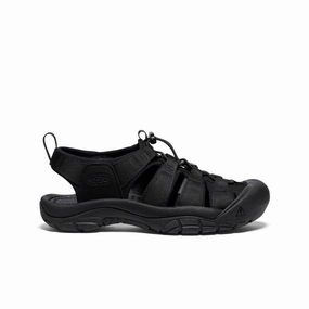 Men's Newport H2 Sandal  |  Triple Black Classic Comfort Breathable Lining