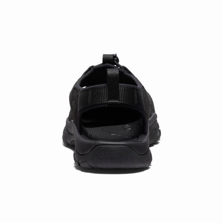 Men's Newport H2 Sandal  |  Triple Black Smooth Step