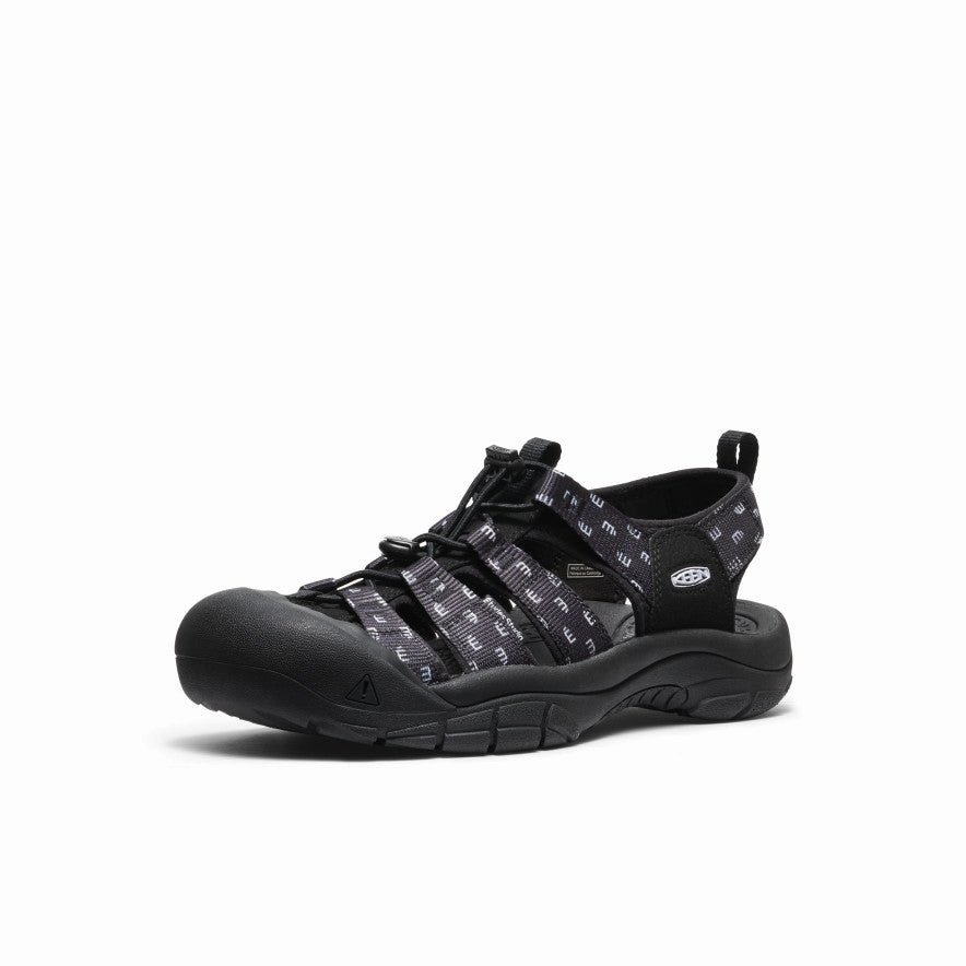 Men's Newport Retro Sandal x ??tudes Studio  |  Etudes Black Soft Motion