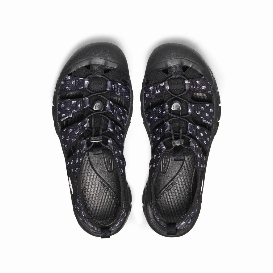 Men's Newport Retro Sandal x ??tudes Studio  |  Etudes Black Soft Motion