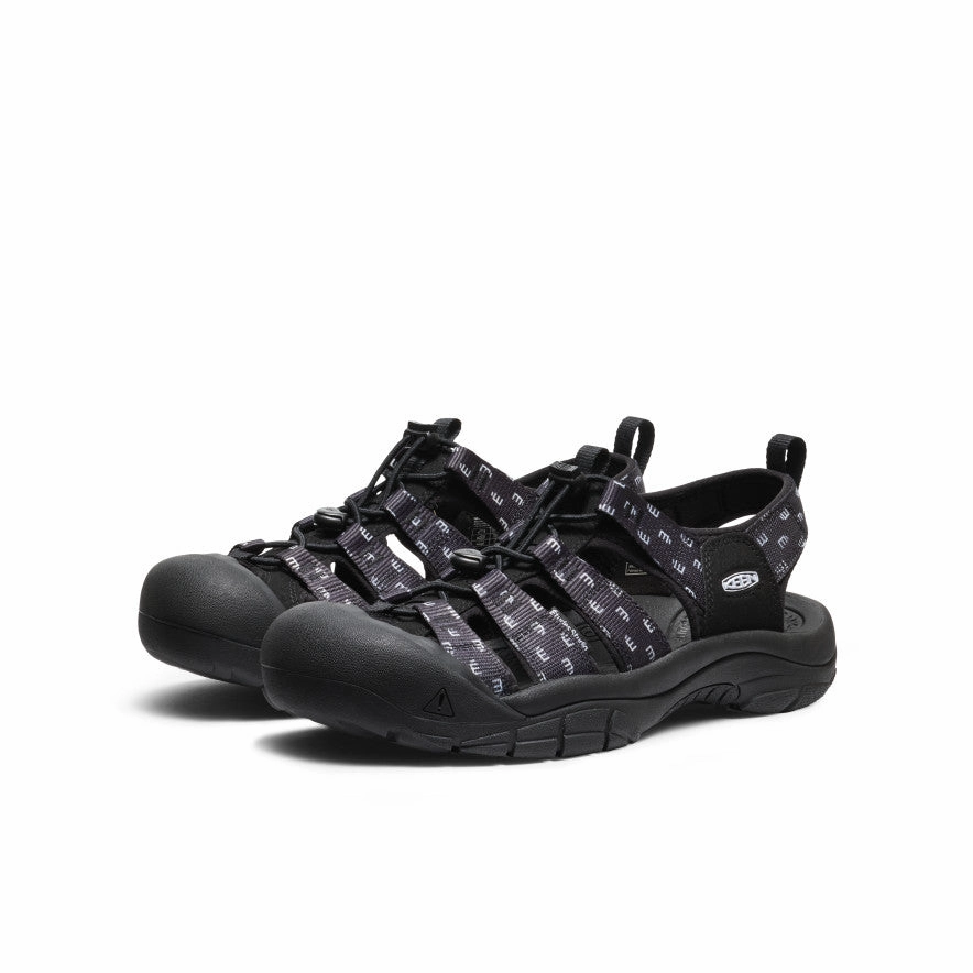 Men's Newport Retro Sandal x ??tudes Studio  |  Etudes Black Soft Motion