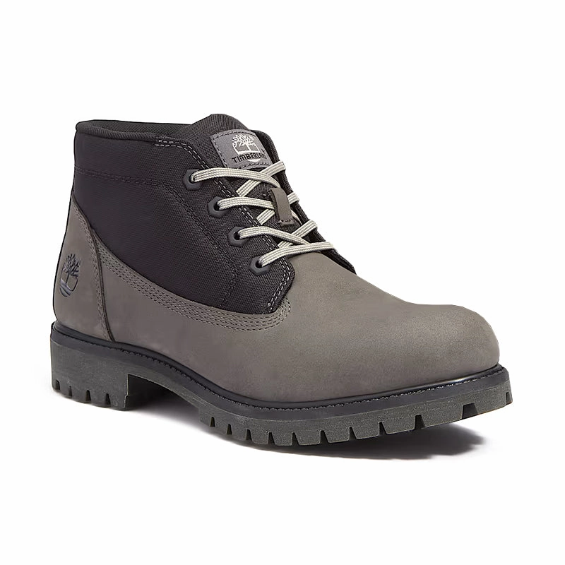 Surfer Men's Premium Chukka Medium Grey Nubuck/Black
