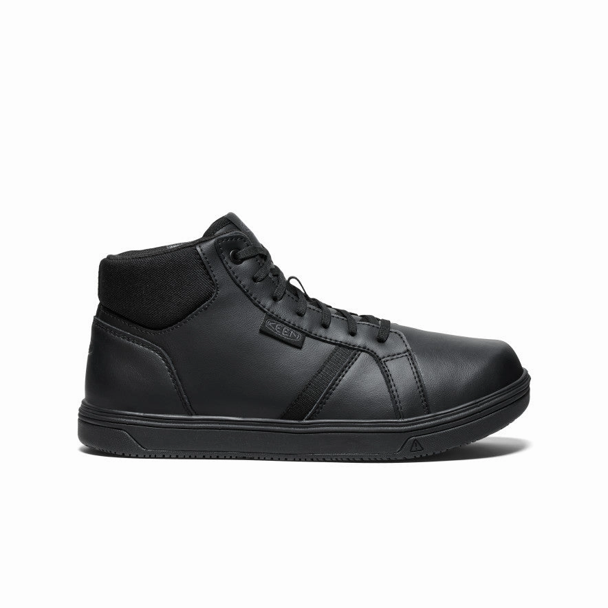 Men's PTC Kenton Mid Work Shoe (Soft Toe)  |  Black/Black Versatile Comfort Travel Outfit