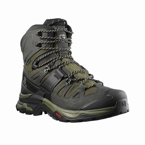 Universal Style Soft Sole Men's Salomon Quest 4 GORE-TEX Olive Night/Peat/Safari