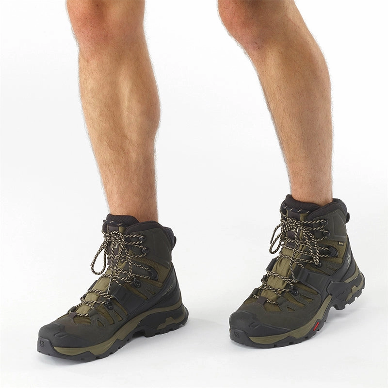 Men's Salomon Quest 4 GORE-TEX Olive Night/Peat/Safari Anti Skid