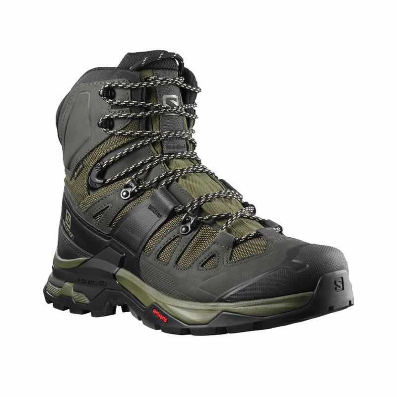 Universal Style Soft Sole Men's Salomon Quest 4 GORE-TEX Olive Night/Peat/Safari