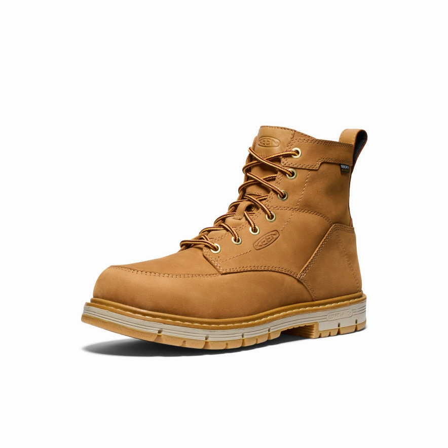 Men's San Jose 6" Waterproof 90?? Heel Boot (Soft Toe)  |  Bistre/Gum Fast Step
