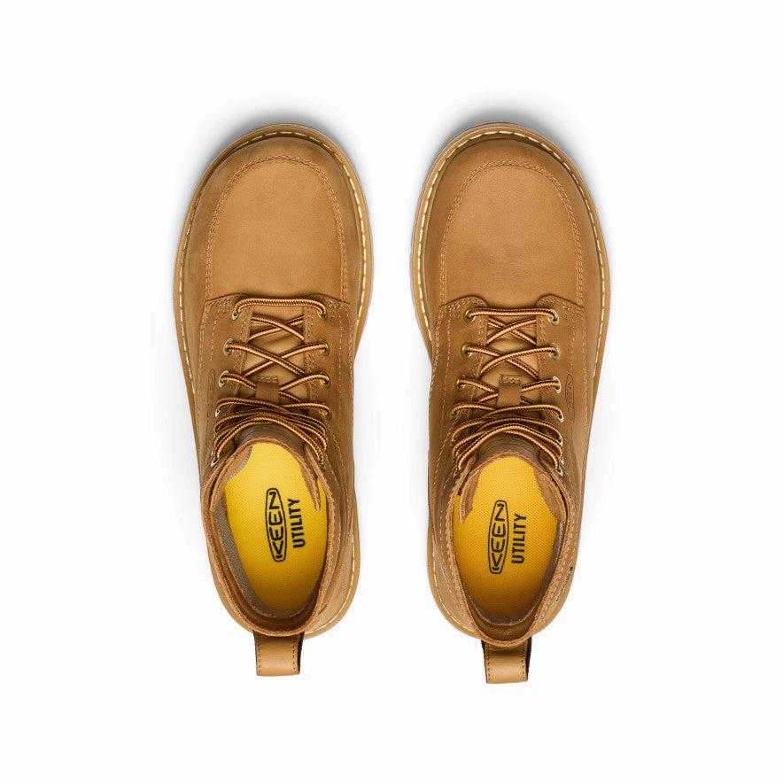 Men's San Jose 6" Waterproof 90?? Heel Boot (Soft Toe)  |  Bistre/Gum Fast Step