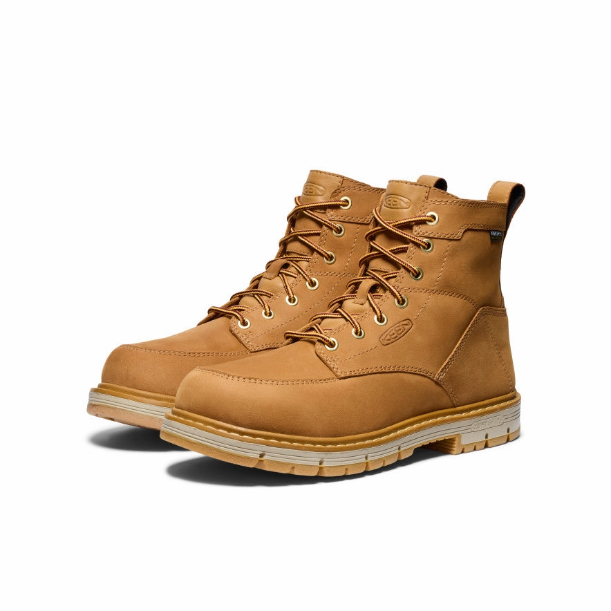 Men's San Jose 6" Waterproof 90?? Heel Boot (Soft Toe)  |  Bistre/Gum Fast Step