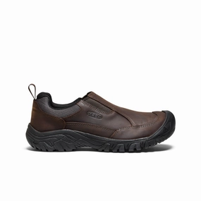 Men's Targhee III Slip-On  |  Dark Earth/Mulch Drawstring Lace Grippy Outsole