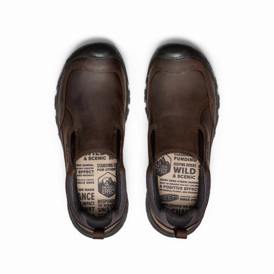 Men's Targhee III Slip-On  |  Dark Earth/Mulch Stylish Comfort