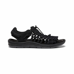 Breathable Lining Men's UNEEK II Open Toe  |  Black/Black