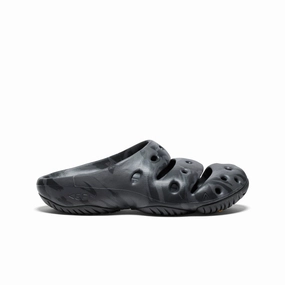 Men's Yogui Clog  |  Black Marble Comfortable Performance
