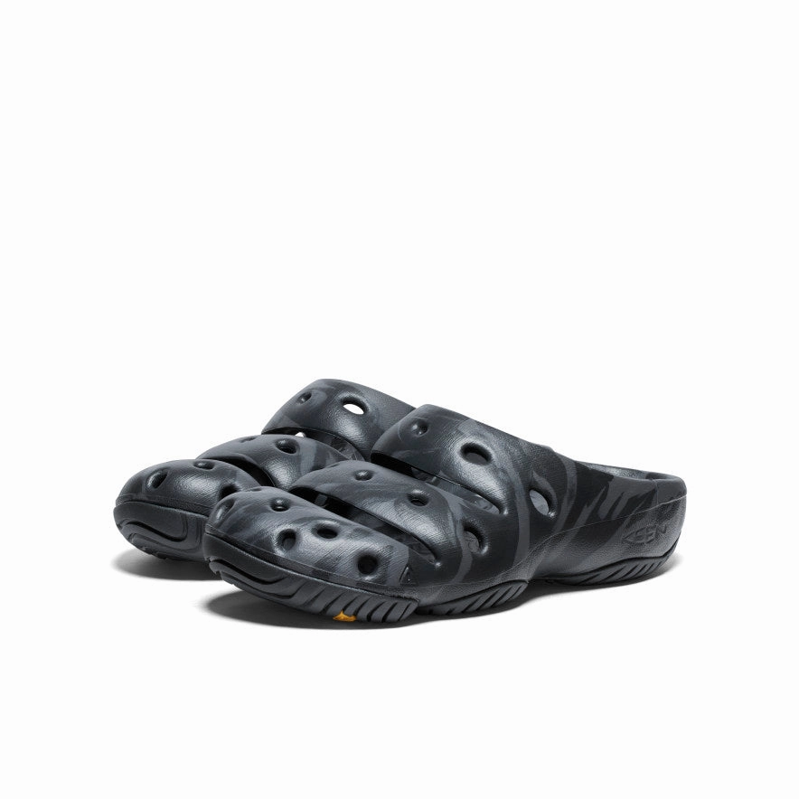 Men's Yogui Clog  |  Black Marble Easy Path