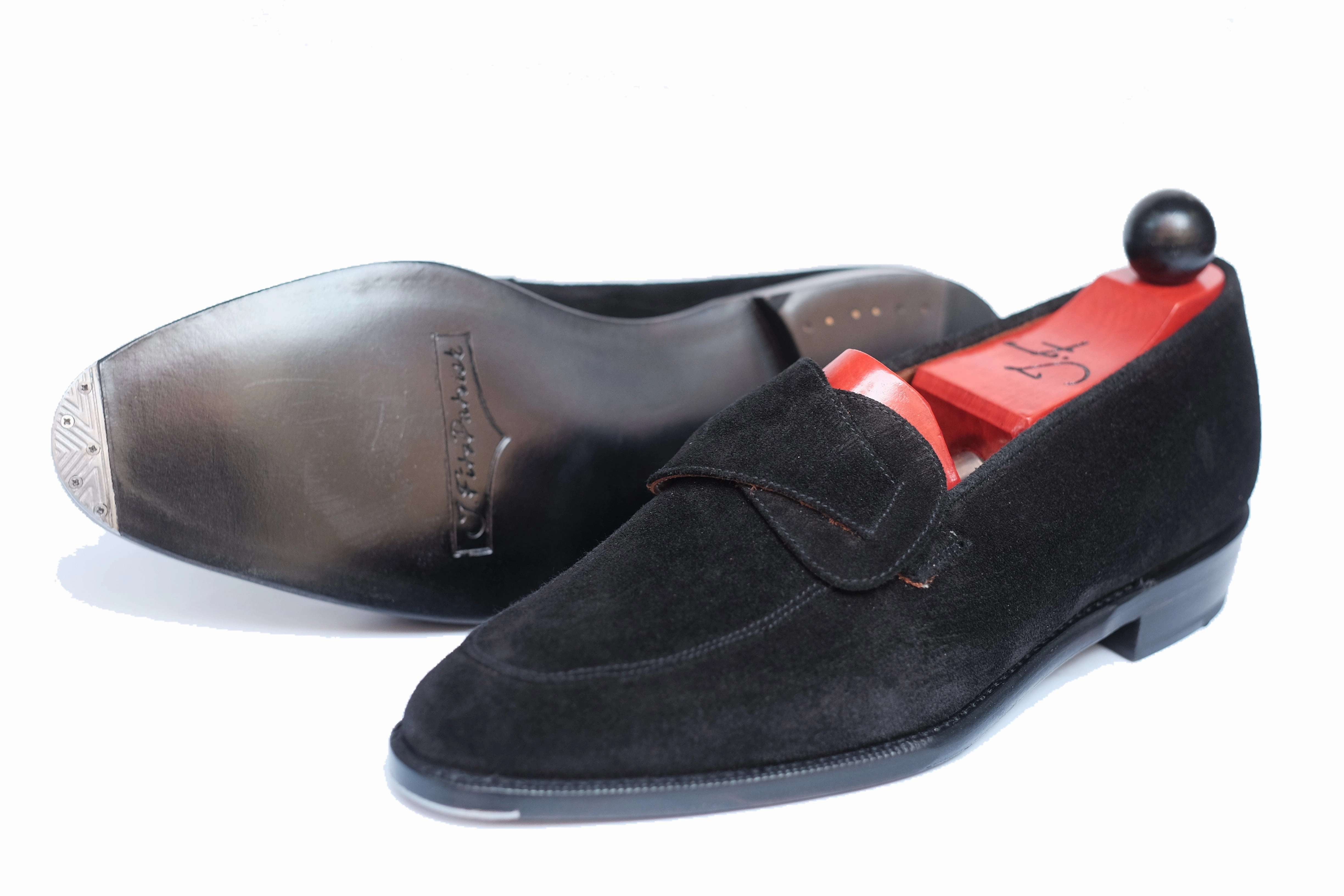 Meridian - Black Suede Smart Fit