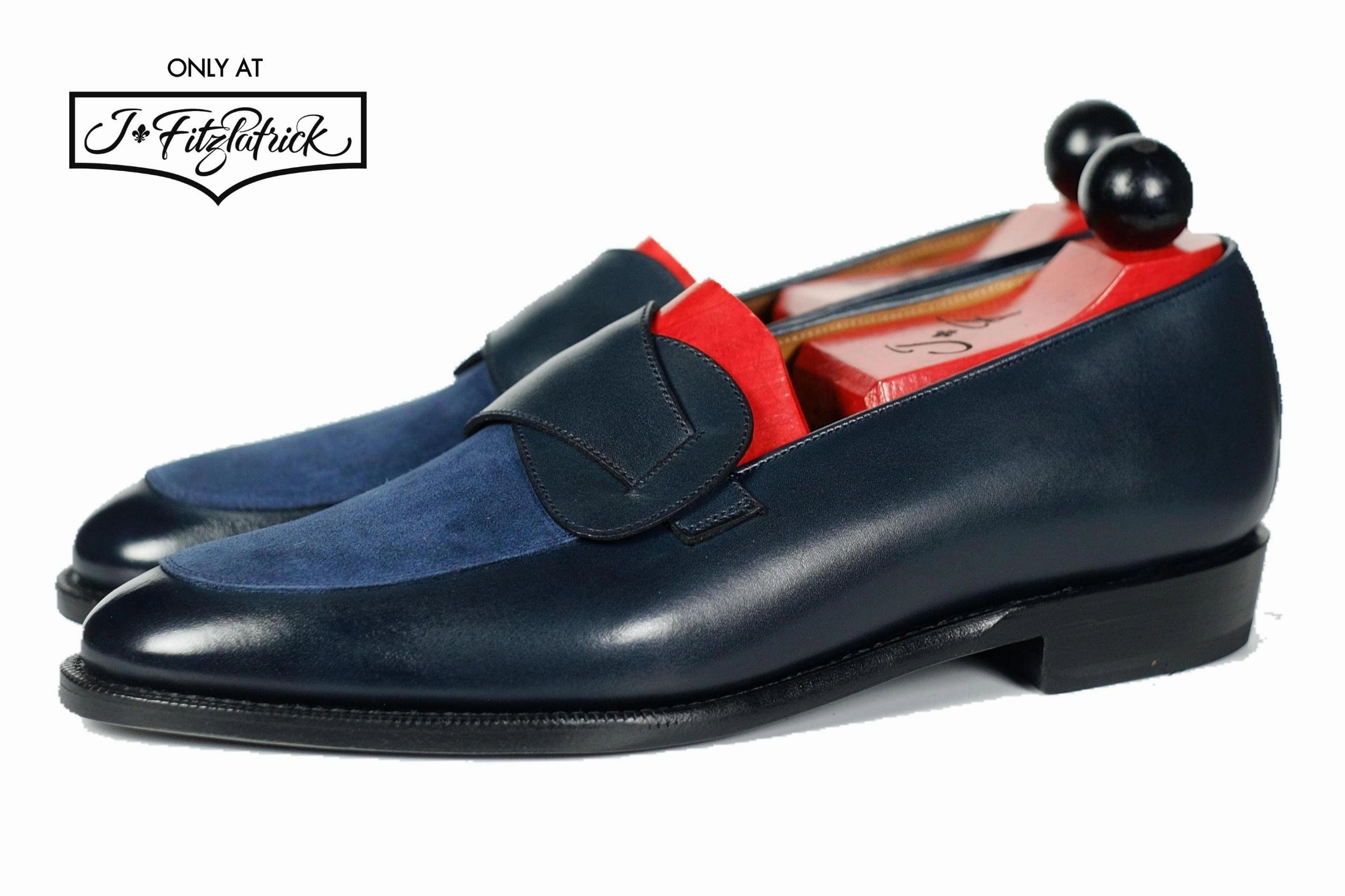 Premium materials Meridian - Midnight Calf / Navy Suede