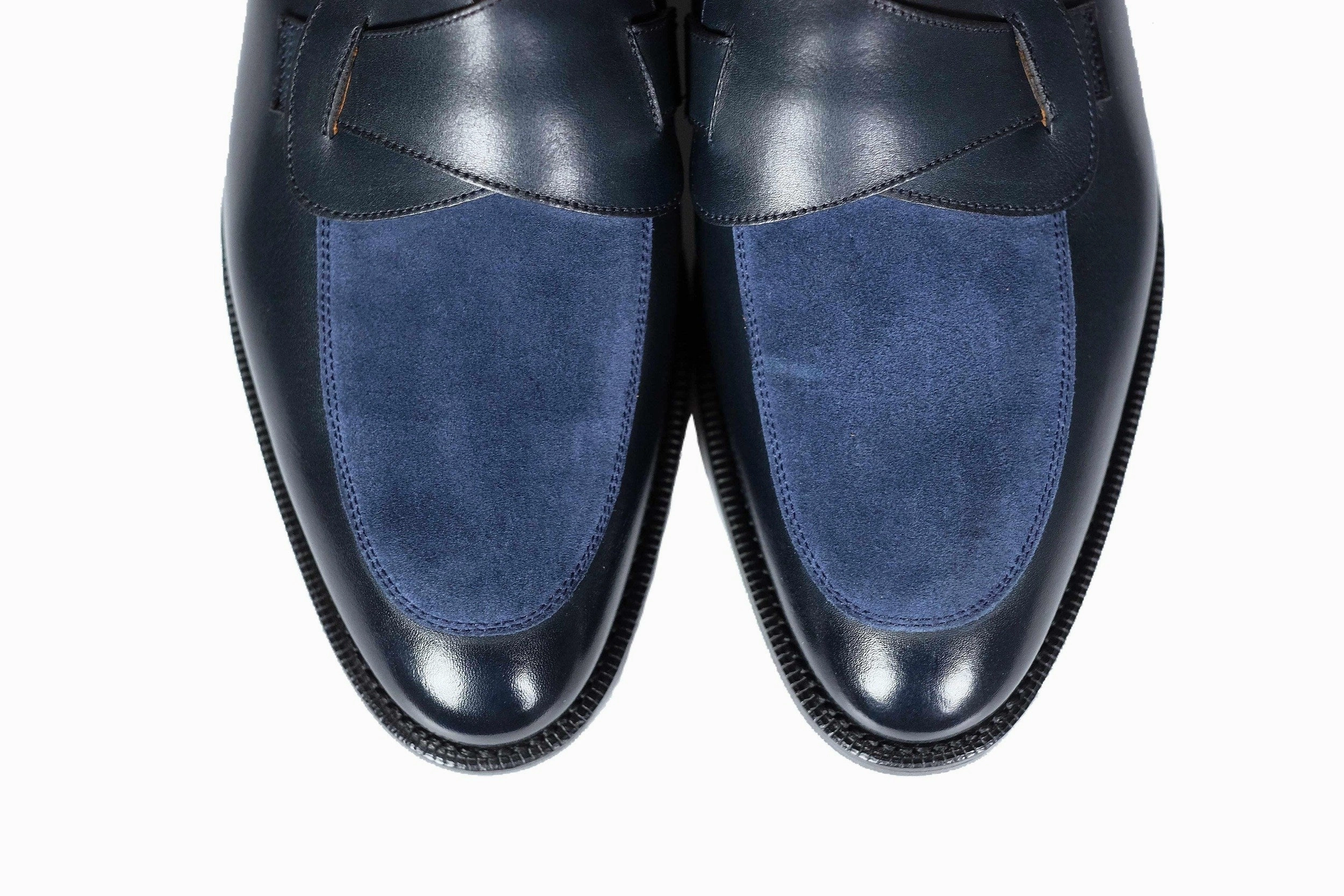 Meridian - Midnight Calf / Navy Suede Timeless elegance