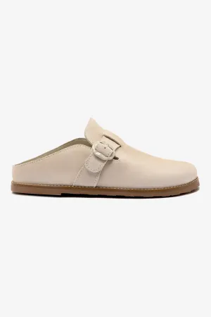 Flexible Design Milan Clog In Mushroom Grey Suede