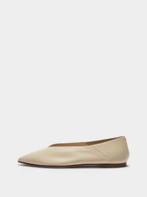 Moa Pointed-Toe Flats Quick-Dry Material