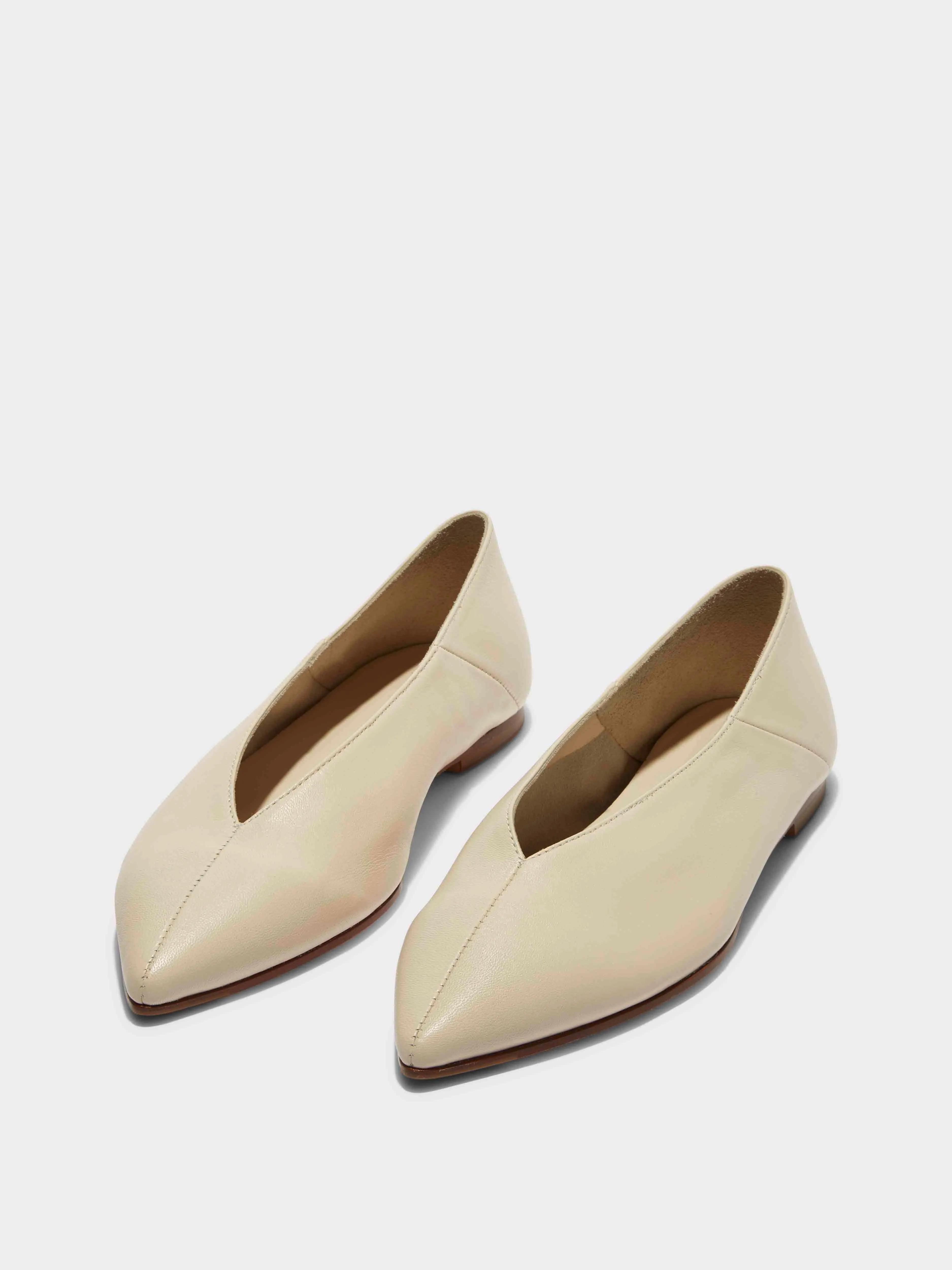 Moa Pointed-Toe Flats Casual Design