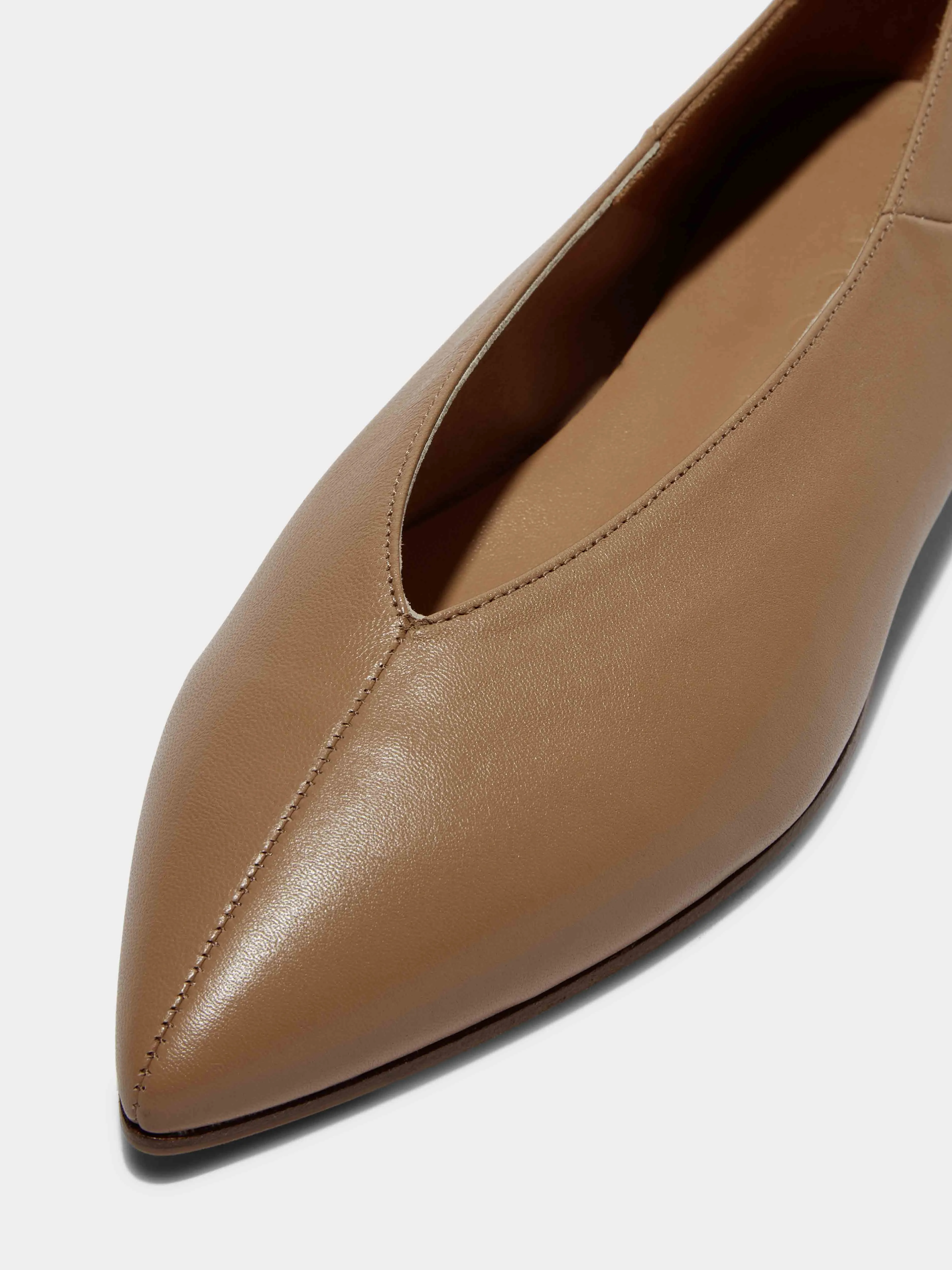 Moa Pointed-Toe Flats Trendy Casual