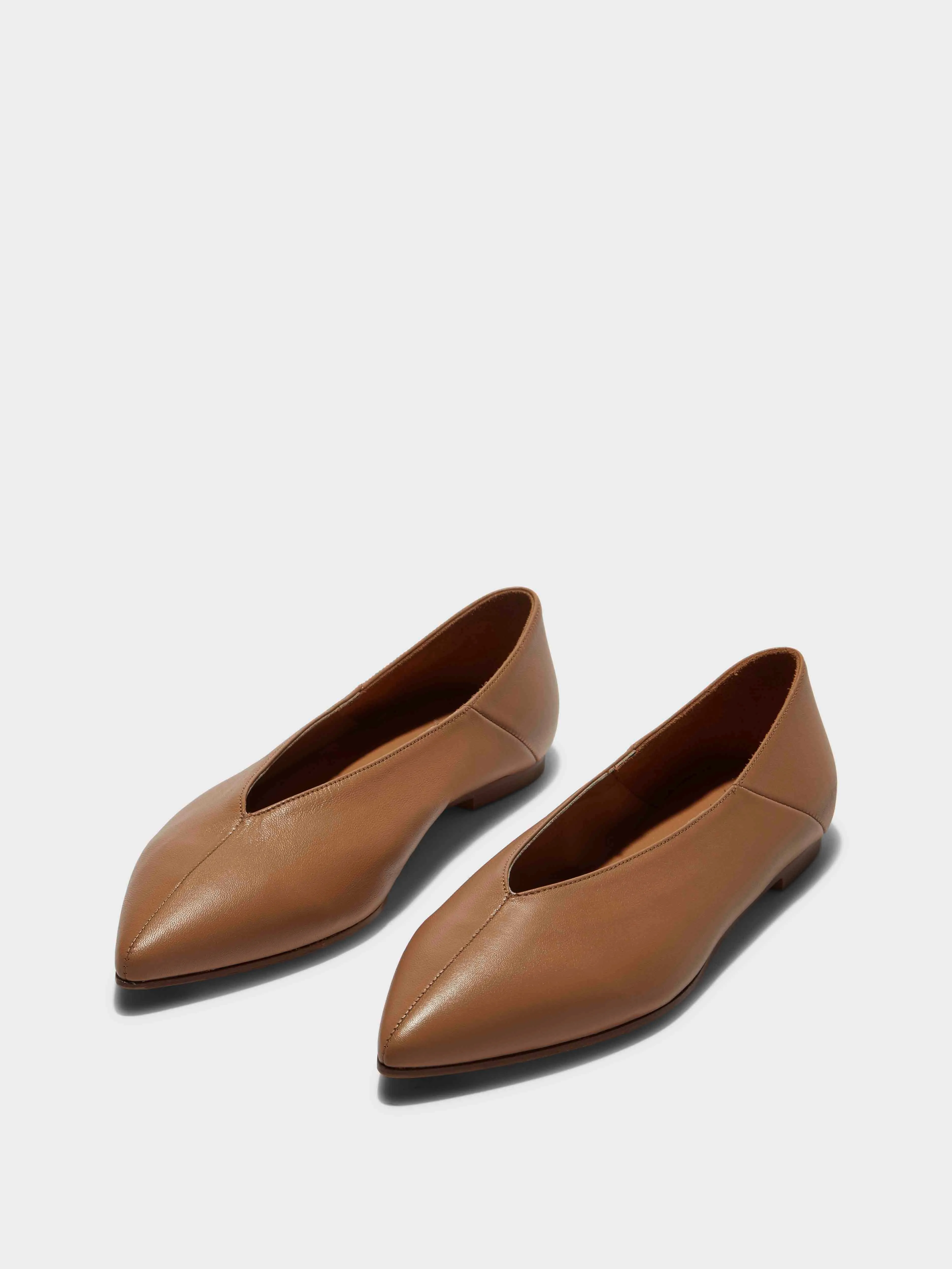 Moa Pointed-Toe Flats Trendy Casual