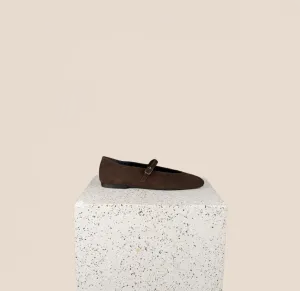 Bari - Chocolate Suede Light Step Footwear Smooth Lining Design