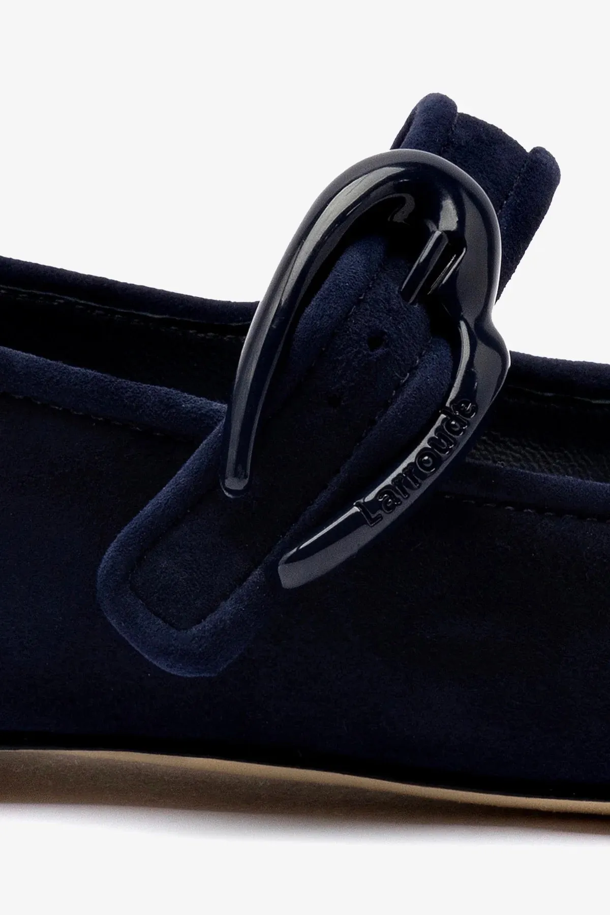 Modern Comfort Verona Ballet Flat In Navy Suede