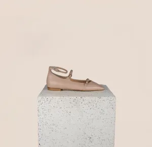 Nola Almond - Beige Nude Flexible Support Shoes