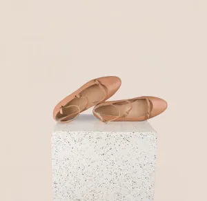 Cozy Feel Footwear Chic Minimalist Design Nola Almond - Granite