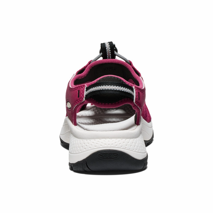 Non-Slip Grip Women's Astoria West Sandal  |  Beaujolais/Star White