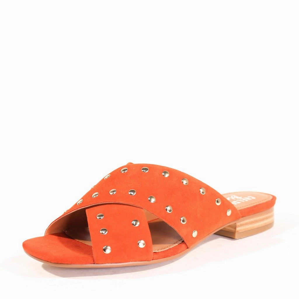 Olympia Suede Mules Stylish Footwear