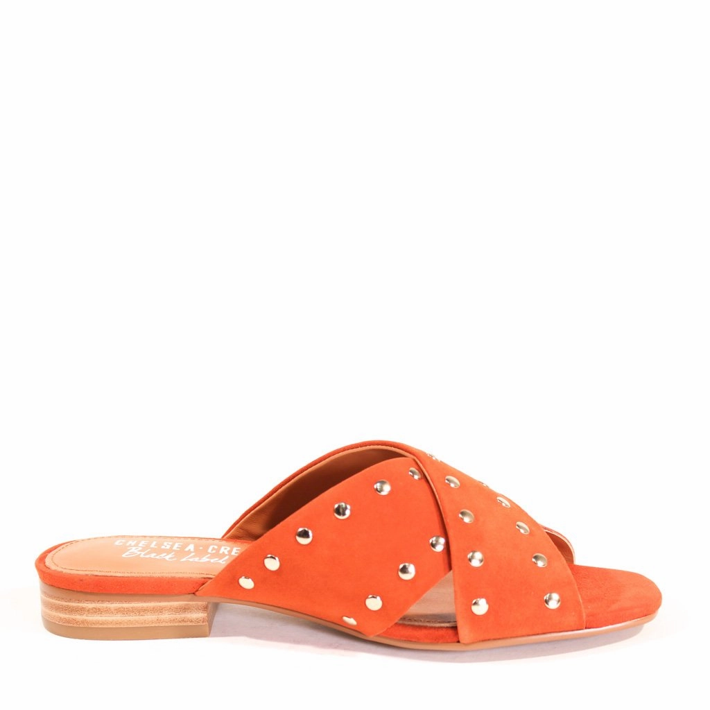 Olympia Suede Mules Stylish Footwear