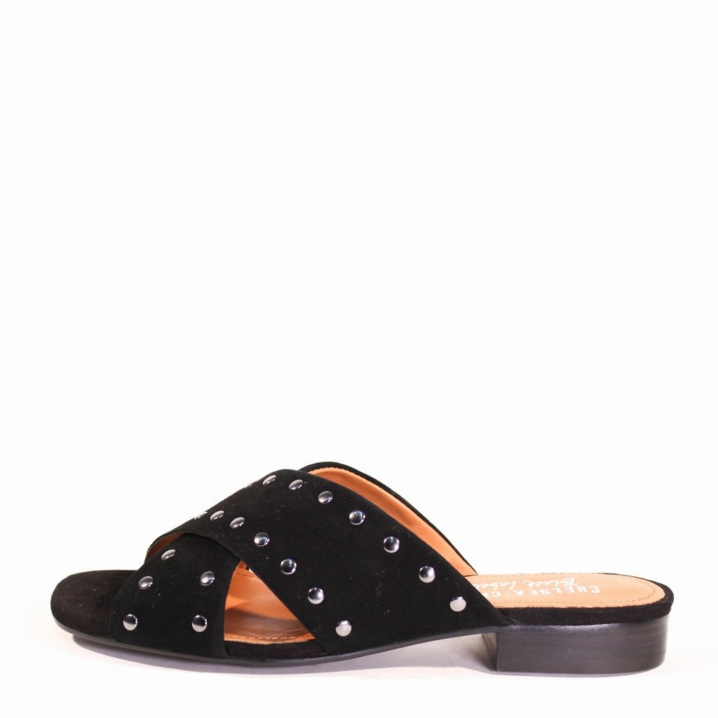 Olympia Suede Mules Stylish Footwear