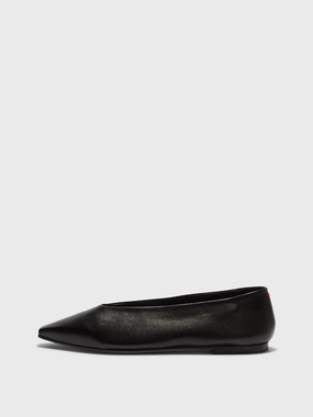 Simple Style Betty Square-Toe Ballet Flats