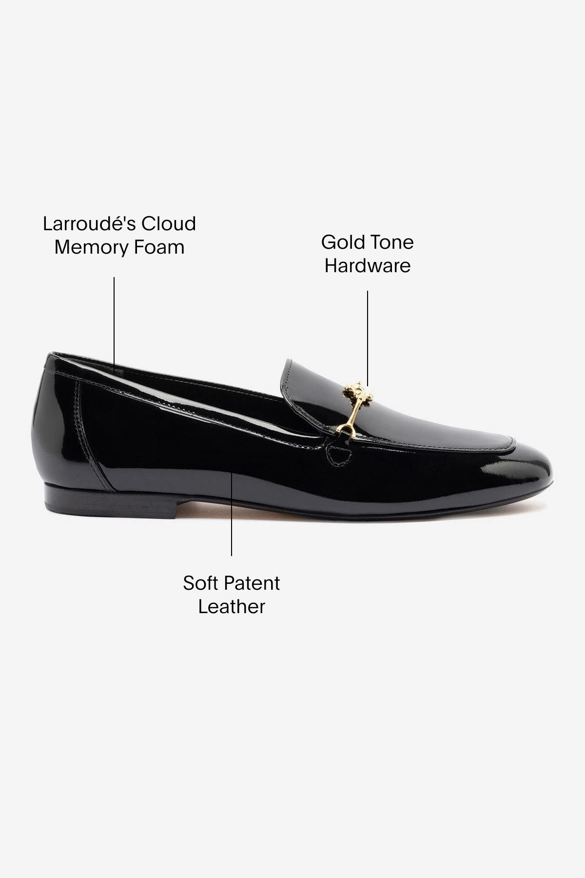 On-The-Go Katherine Loafer In Black Patent Leather