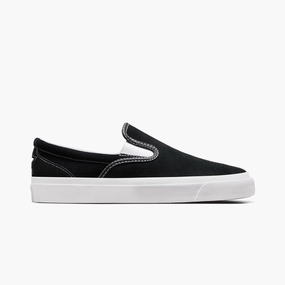Skate Lifestyle One Star Slip on Pro (Black/White)