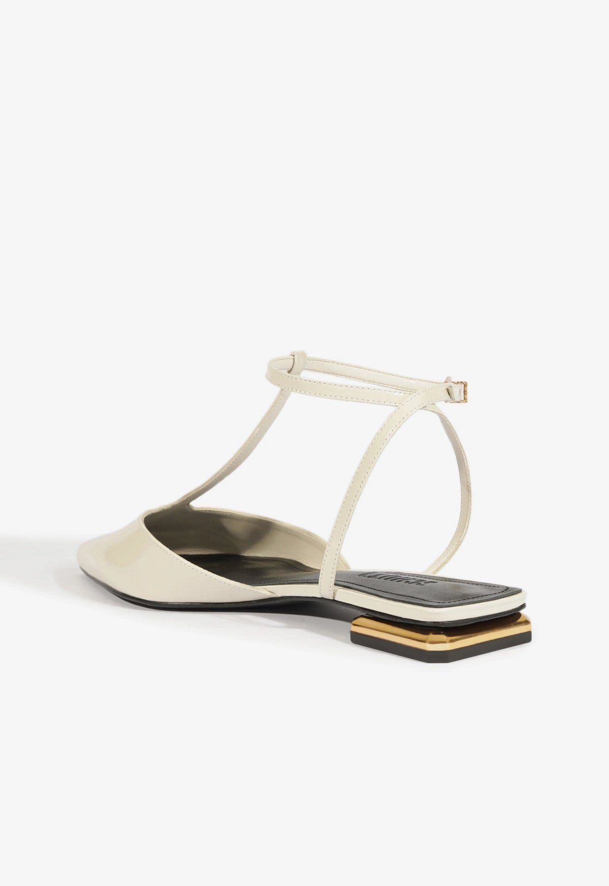 Perfect Fit Allure T Patent Flat