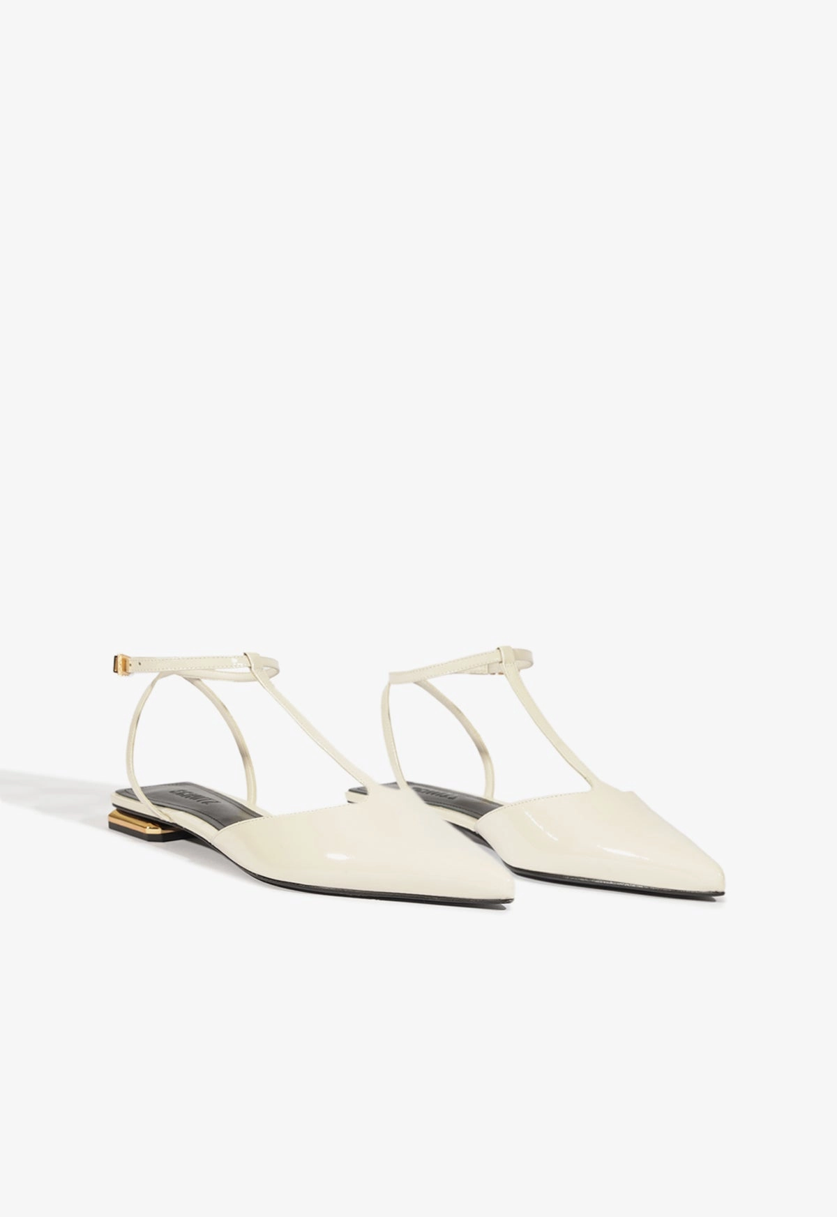 Perfect Fit Allure T Patent Flat