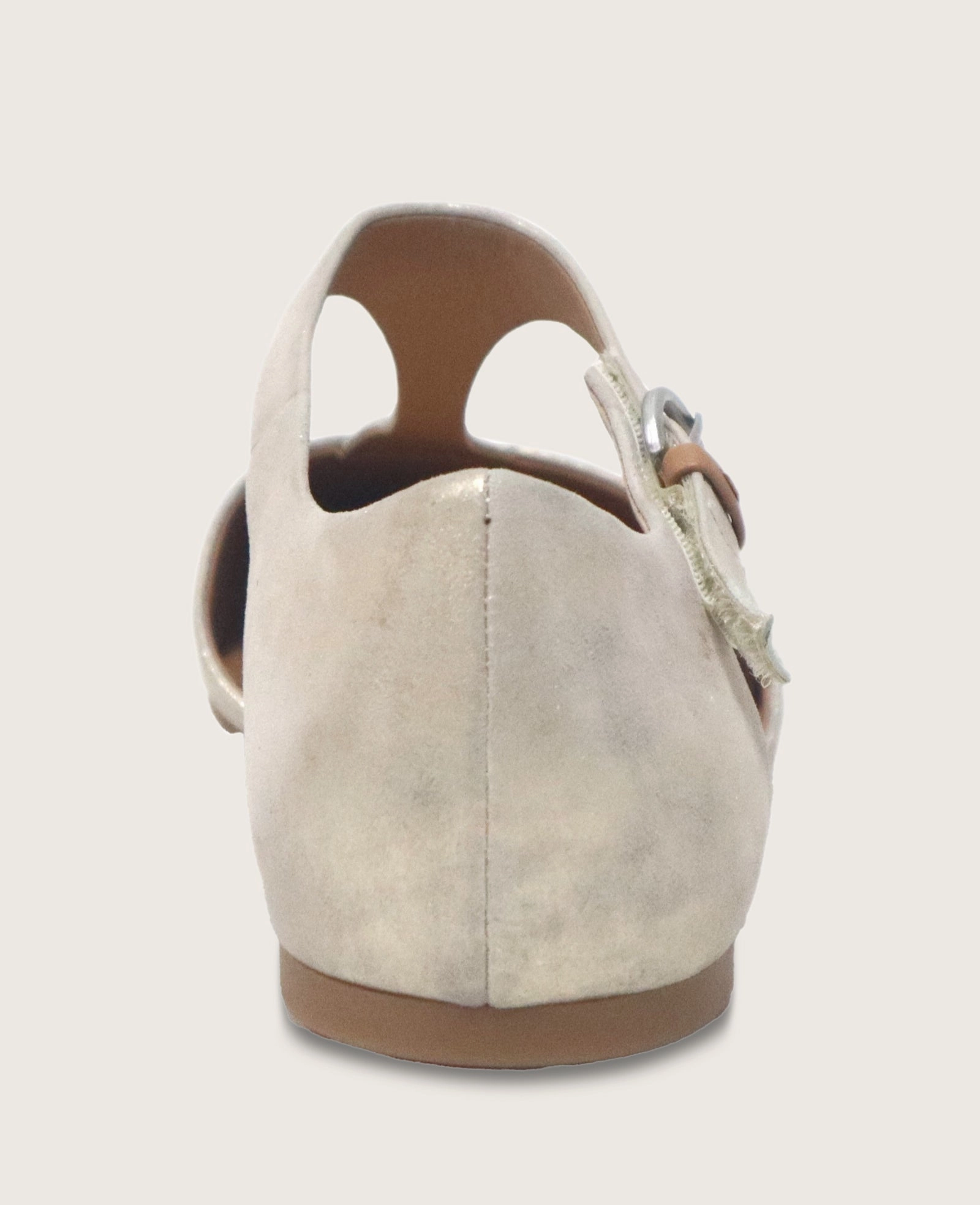 Pointy Toe GENTLE SOULS - Wyatt Metallic T-Strap Flat