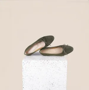 Como - Army Green Suede Practical Comfort