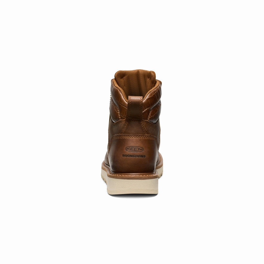 Practical Comfort Men's Cincinnati 6" Boot (Soft Toe) x Noon Goons   |  Leather Brown/Off White